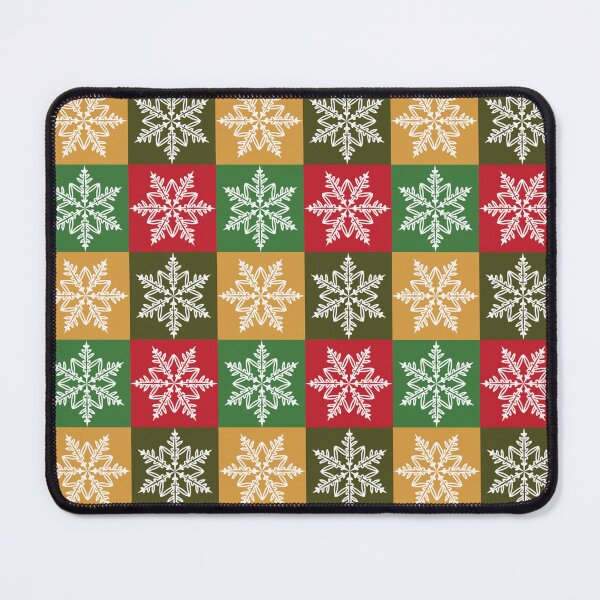 Item preview, Winter Snowflake Pattern in Festive Christmas Colors designed and sold by SweetLilith.