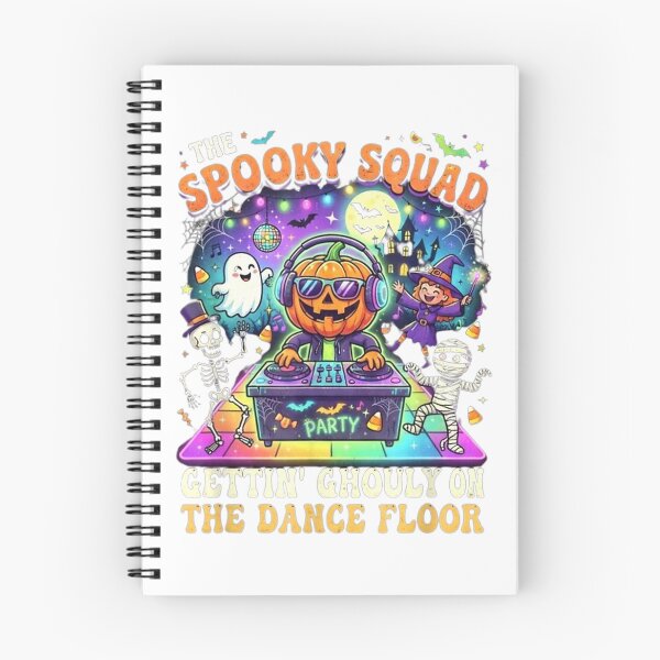 Item preview, Spooky Squad Halloween Dance Floor DJ Pumpkin T-Shirt designed and sold by Othinus.