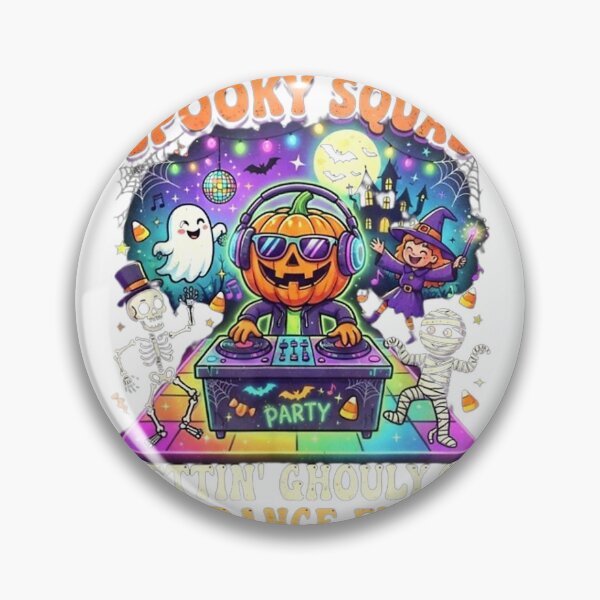 Item preview, Spooky Squad Halloween Dance Floor DJ Pumpkin T-Shirt designed and sold by Othinus.