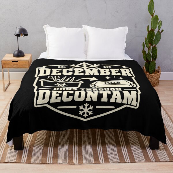 Item preview, December Runs Through Decontam Sterile Processing Winter Humor designed and sold by DreamLayerStudio.