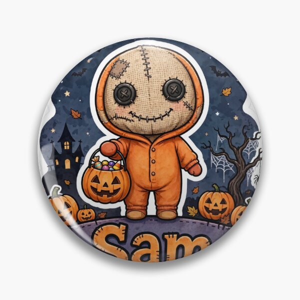 Item preview, Sam Name Banner Showcase Sticker - Halloween designed and sold by Lesley D.
