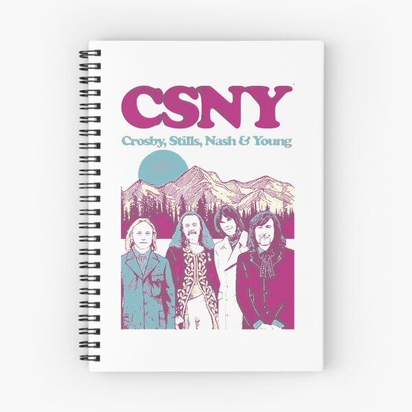 Item preview, Crosby Stills Nash Young Psychedelic Poster Design designed and sold by Heather Hudson.