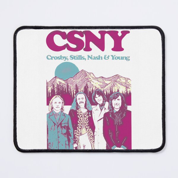 Item preview, Crosby Stills Nash Young Psychedelic Poster Design designed and sold by Heather Hudson.