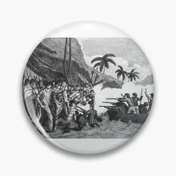 Item preview, Vintage Captain Cook's Original Voya Gothic Woodcut designed and sold by Antique Science Press.