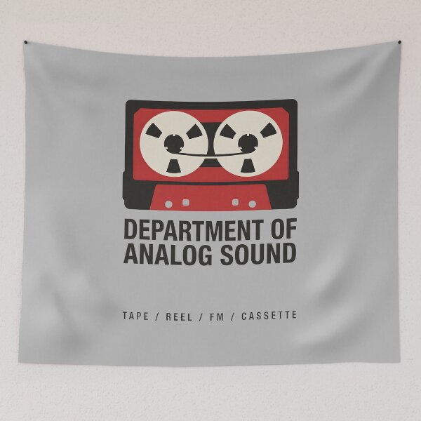 Item preview, Department of Analog Sound Cassette Tape Audiophile Graphic designed and sold by SplashTastic.