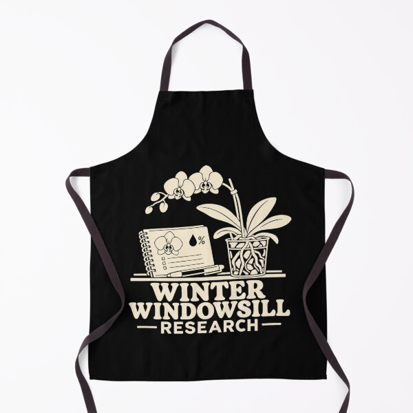 Item preview, Winter Windowsill Research Orchid Grower Humor designed and sold by DreamLayerStudio.
