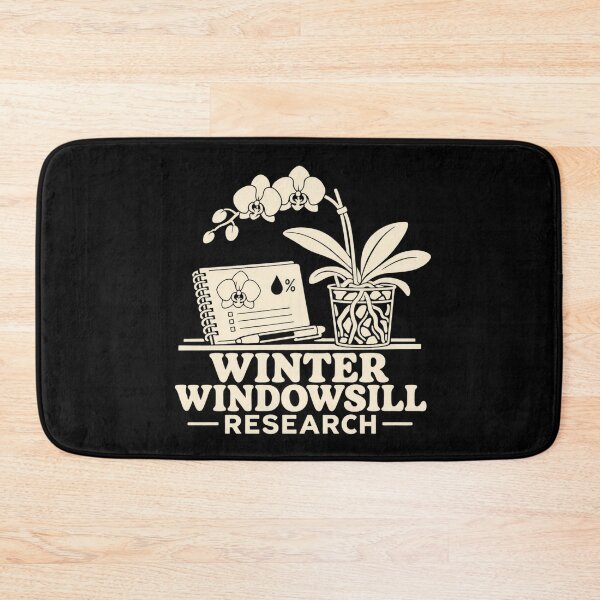 Item preview, Winter Windowsill Research Orchid Grower Humor designed and sold by DreamLayerStudio.
