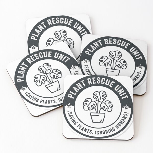 Item preview, Plant Rescue Unit - Saving Plants Ignoring Humans Funny Plant Lover Sticker designed and sold by IbericoStudio.