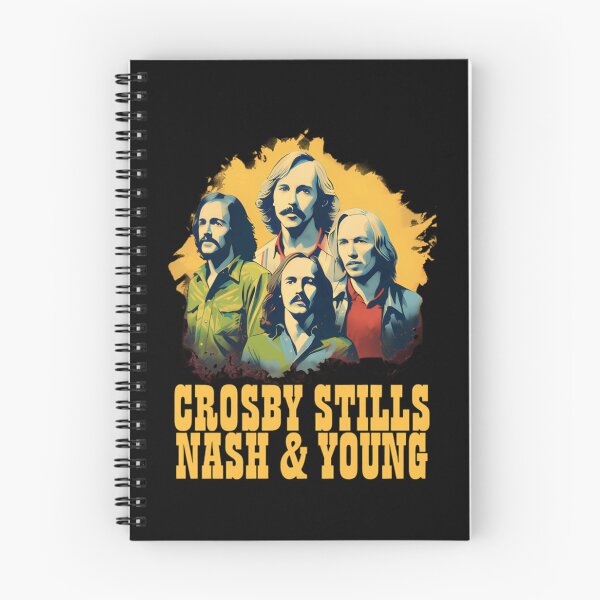 Item preview, Crosby Stills Nash Young Colorful Portrait designed and sold by Heather Hudson.