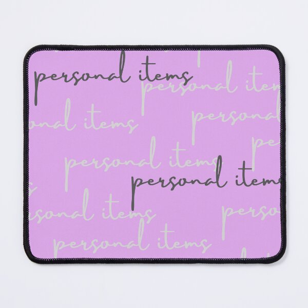 Item preview, Personal items word design designed and sold by BiteMyLine.