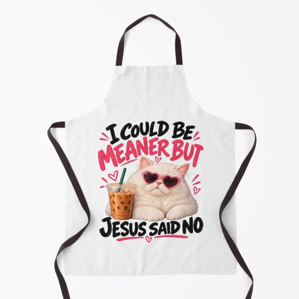 Item preview, I Could Be Meaner But Jesus Said No designed and sold by a-turner-paint.