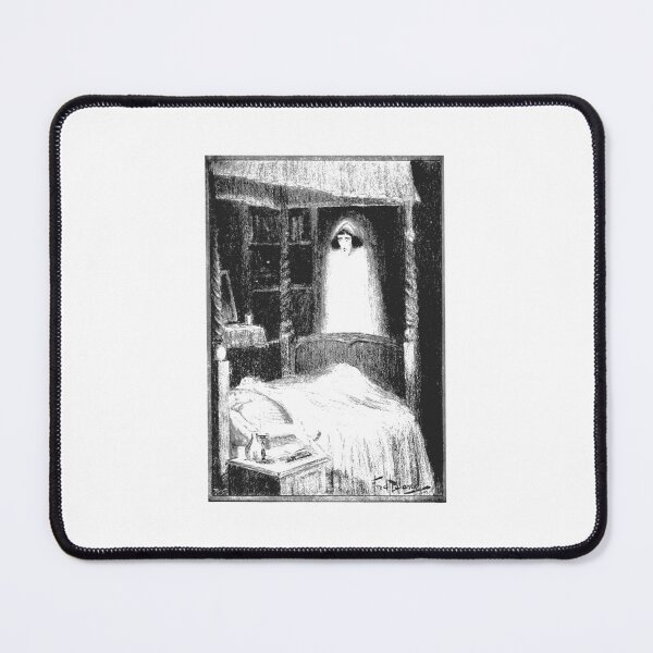 Item preview, Vintage Ghostly Tales Haunted Gothic Woodcut Plate 4 designed and sold by Antique Science Press.
