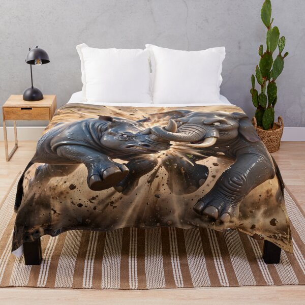 Item preview, Rhino vs Elephant  designed and sold by AwesomeDigiShop.