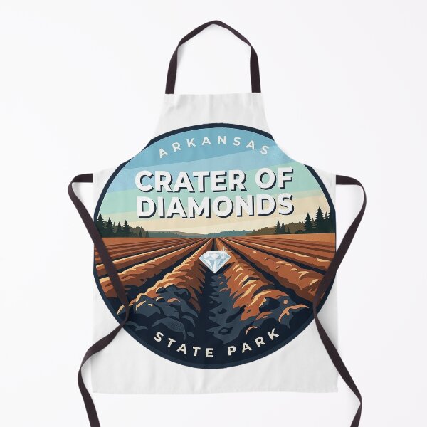 Item preview, Crater of Diamonds State Park Arkansas Round Badge Sticker designed and sold by DetourDgn.