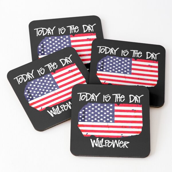 Item preview, Vintage Flag With White Typography designed and sold by GloomRooms.