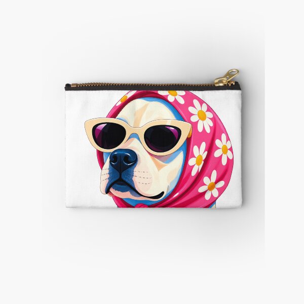 Item preview, Labrador with Pink Daisy Scarf designed and sold by NF Designs Studio DTF.
