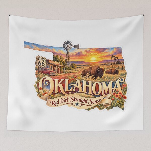 Item preview, Oklahoma Red Dirt Straight Sense designed and sold by Whimspired By Paxx.