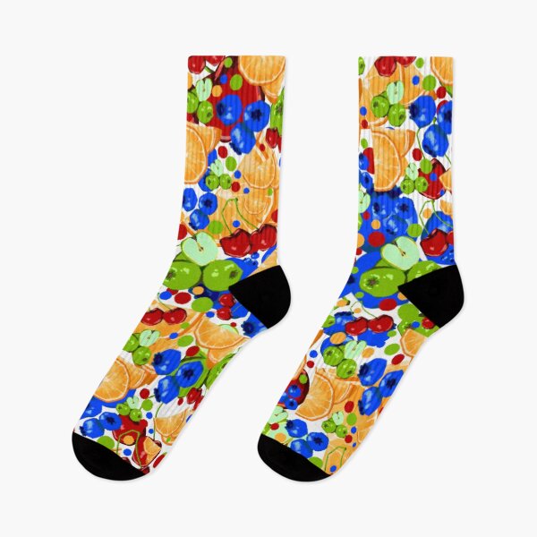 Item preview, fruit maximalist pattern designed and sold by trinketgal.