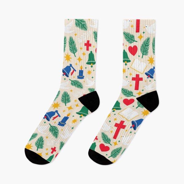 Item preview, Christian Christmas Dove Cross Pine Pattern designed and sold by Mimoshi ⭐⭐⭐⭐⭐.