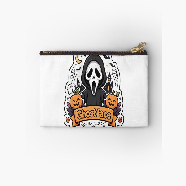 Item preview, Ghostface Name Banner Showcase Sticker - Halloween designed and sold by Lesley D.