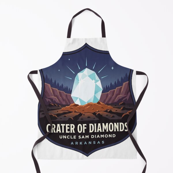 Item preview, Uncle Sam Diamond Sticker - Crater of Diamonds State Park Arkansas Heraldic Crest designed and sold by DetourDgn.