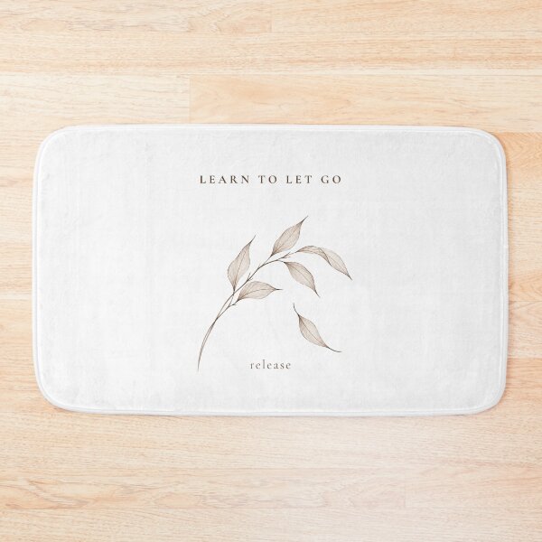 Item preview, Learn to Let Go — Falling Leaf Line Art designed and sold by KONVERSKIY.