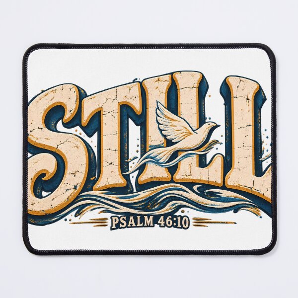 Item preview, STILL Psalm 46:10 Vintage Christian T-Shirt designed and sold by PrayerWarriorUSA.