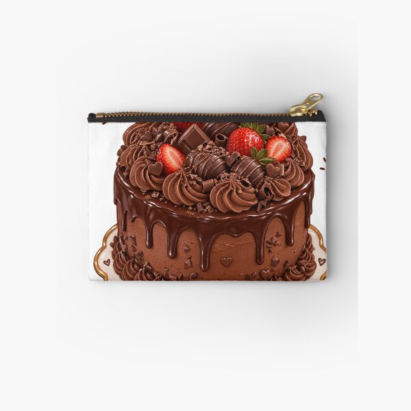 Item preview, Chocolate Strawberry Cake Sticker designed and sold by Kiralemon.