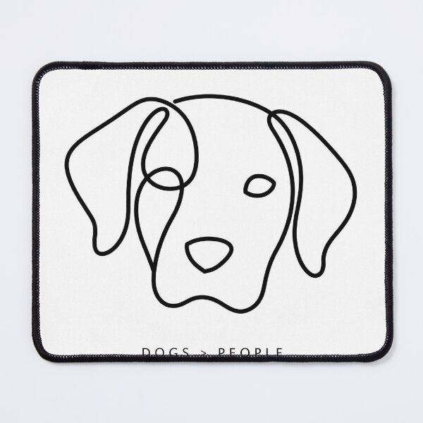 Item preview, dogs-over-people-minimalist-line-art designed and sold by kyoubi100.