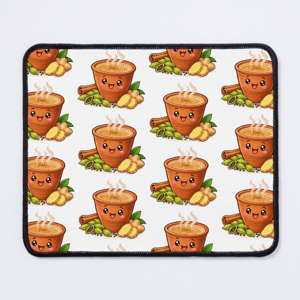 Item preview, Kawaii Masala Chai Sticker, Cute Kulhad Tea Die-Cut Vinyl Decal designed and sold by PriyankaSonara.
