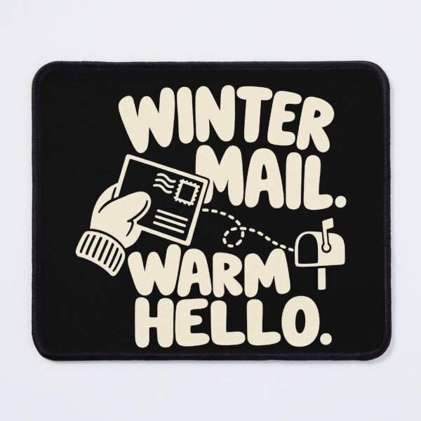Item preview, Winter Mail Warm Hello Postcard Exchange Snail Mail designed and sold by DreamLayerStudio.