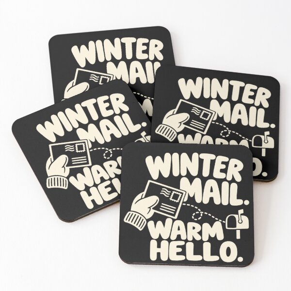 Item preview, Winter Mail Warm Hello Postcard Exchange Snail Mail designed and sold by DreamLayerStudio.