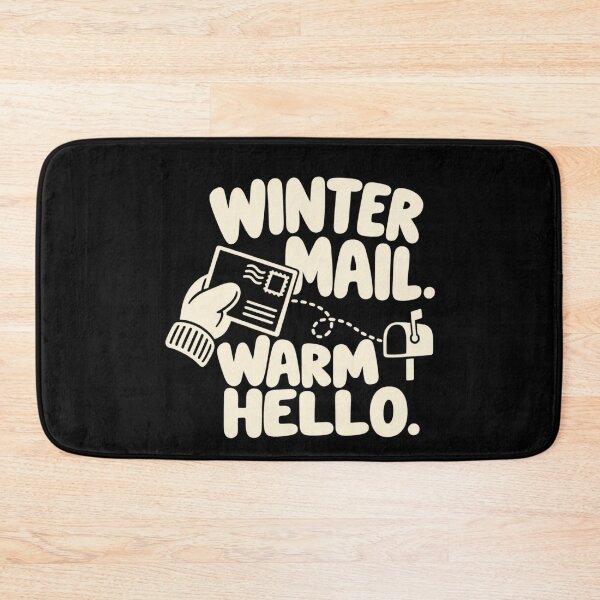 Item preview, Winter Mail Warm Hello Postcard Exchange Snail Mail designed and sold by DreamLayerStudio.