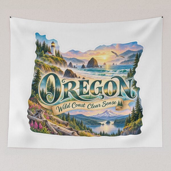 Item preview, Oregon Wild Coast Clear Sense designed and sold by Whimspired By Paxx.