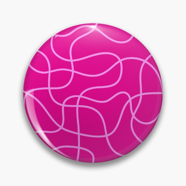 Item preview, Pink wavy lines abstract art designed and sold by Ameliatra Design.