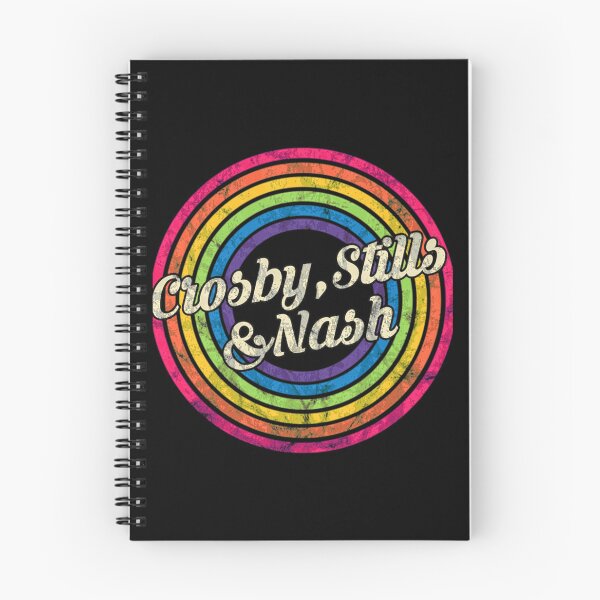 Item preview, Crosby Stills Nash Rainbow Retro Logo designed and sold by Heather Hudson.