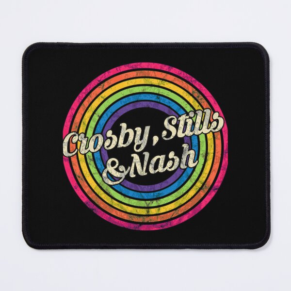 Item preview, Crosby Stills Nash Rainbow Retro Logo designed and sold by Heather Hudson.