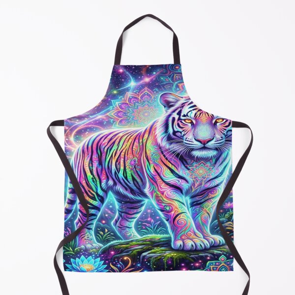 Item preview, A Psychedelic White Tiger designed and sold by Solomon-Ent-144.