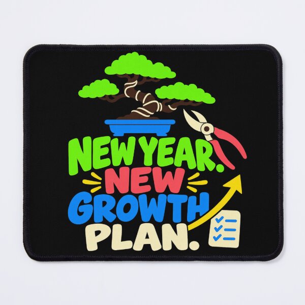 Item preview, New Year New Growth Plan Bonsai Grower Humor designed and sold by DreamLayerStudio.