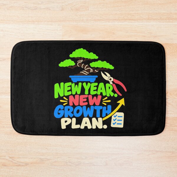 Item preview, New Year New Growth Plan Bonsai Grower Humor designed and sold by DreamLayerStudio.
