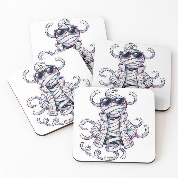 Item preview, Invisible Man Neon Glow Sticker - Halloween designed and sold by Lesley D.