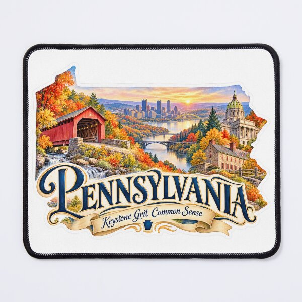 Item preview, Pennsylvania Keystone Grit Common Sense designed and sold by Whimspired By Paxx.