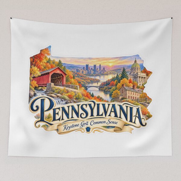 Item preview, Pennsylvania Keystone Grit Common Sense designed and sold by Whimspired By Paxx.