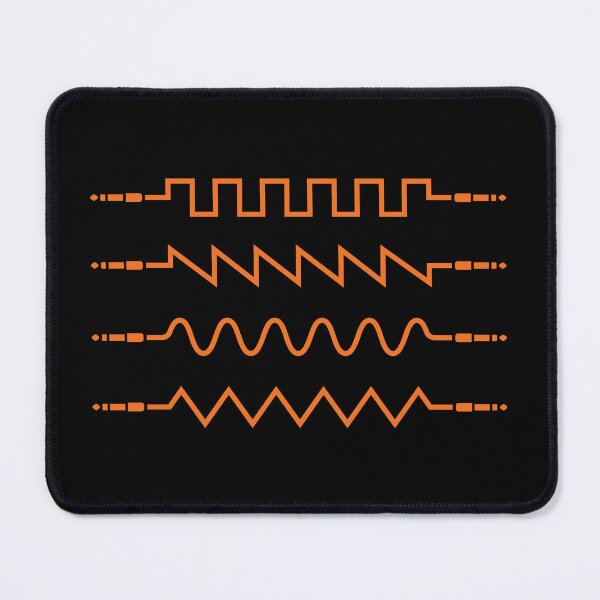 Item preview, Synthesizer Patch Cable Waveforms Orange designed and sold by AtomicMalibu.