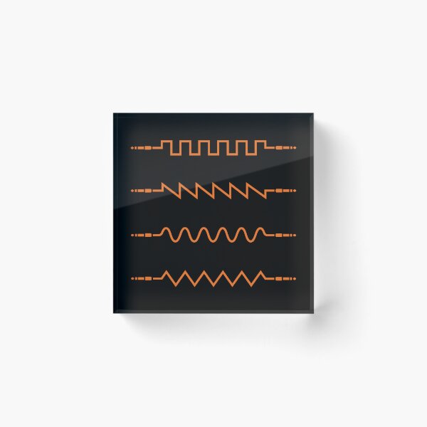 Item preview, Synthesizer Patch Cable Waveforms Orange designed and sold by AtomicMalibu.