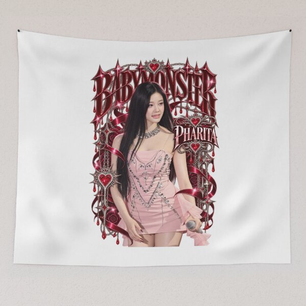 Item preview, Cute BABYMONSTER Pharita Pink Dress Concert Angel Visual designed and sold by Valereekmerch.