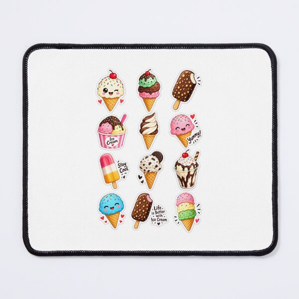 Item preview, Ice Cream Stickers designed and sold by Amanverma321.