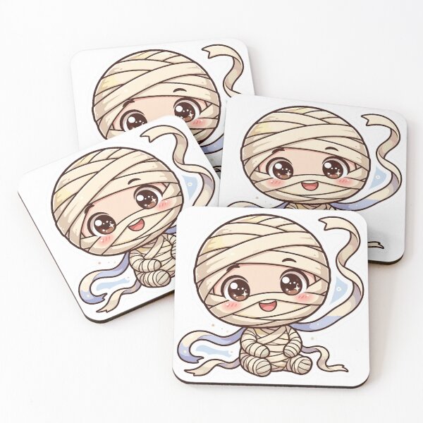 Item preview, Mummy Classic Anime Chibi Sticker - Halloween designed and sold by Lesley D.