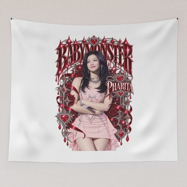 Item preview, Sweet Pharita BABYMONSTER Concert Pink Tulip Aesthetic designed and sold by Valereekmerch.
