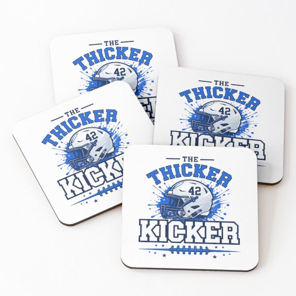 Item preview, The Thicker Kicker Football Helmet Number 42 Gameday designed and sold by Dr-Hulk-Grock.